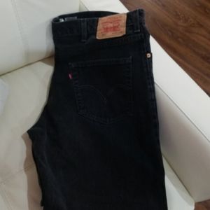 mens levi black jeans